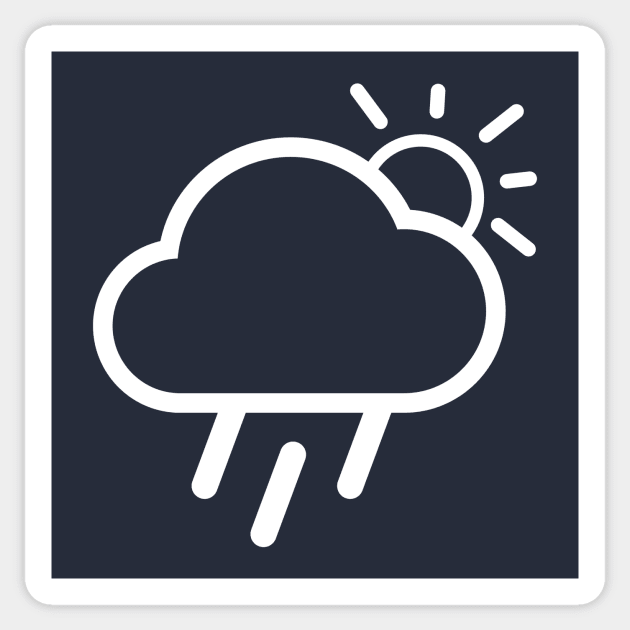 Minimal rain cloud weather Sticker by happinessinatee